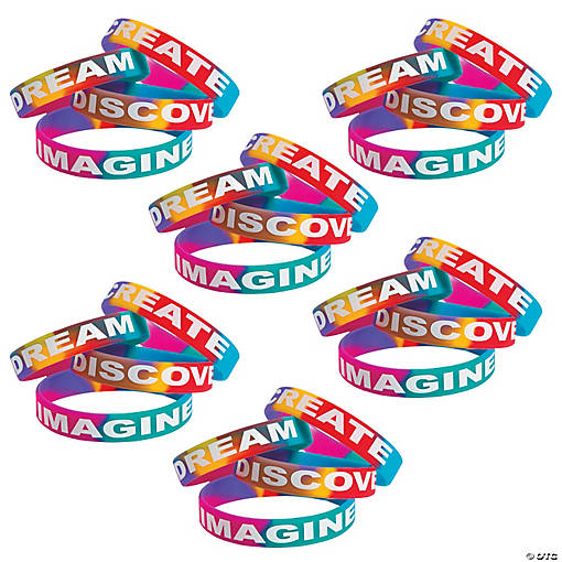 Bulk 72 Pc. Watercolor Bracelets