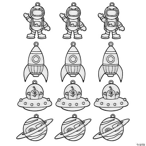 Bulk 96 Pc. Outer Space Suncatchers