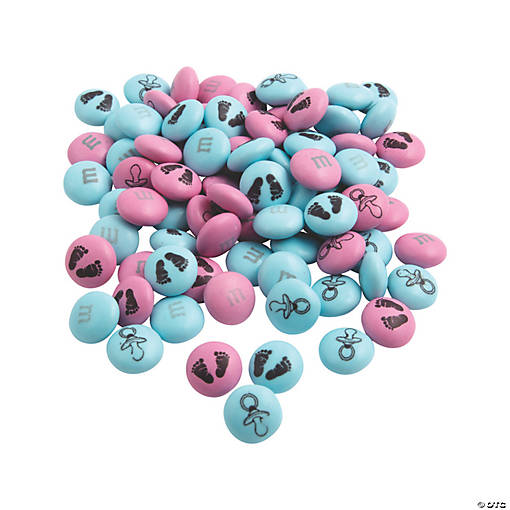 Blue Boys Baby Shower Milk Chocolate M&M's