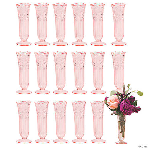 Bulk Blush Bud Vases - 36 Pc.