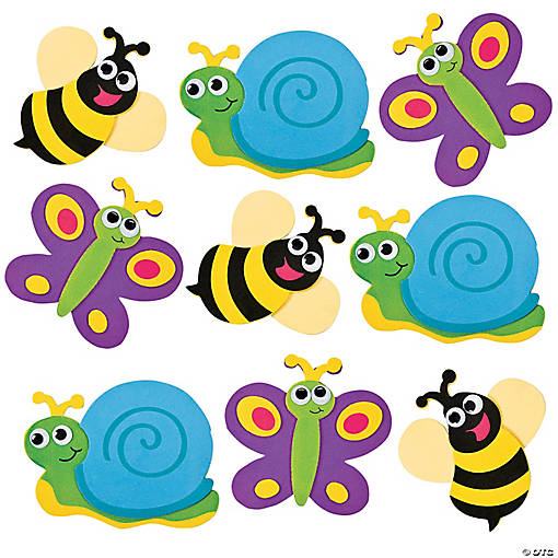 Bulk Bug Magnet Foam Craft Kit - Makes 48