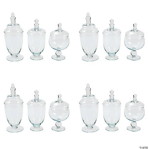 Bulk Glass Jar Set &amp;#8211; 12 Pc.