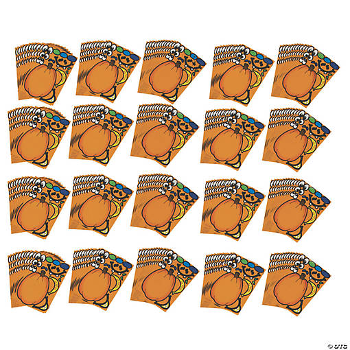 Bulk Jack-O&amp;#8217;-Lantern Sticker Sheets - 240 Pc.