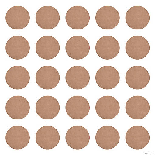 Burlap Circles - 25 Pc.