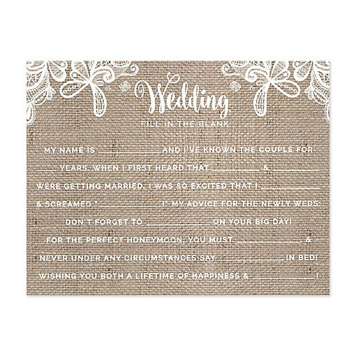 Burlap Lace Reception Fill Bl 20pk
