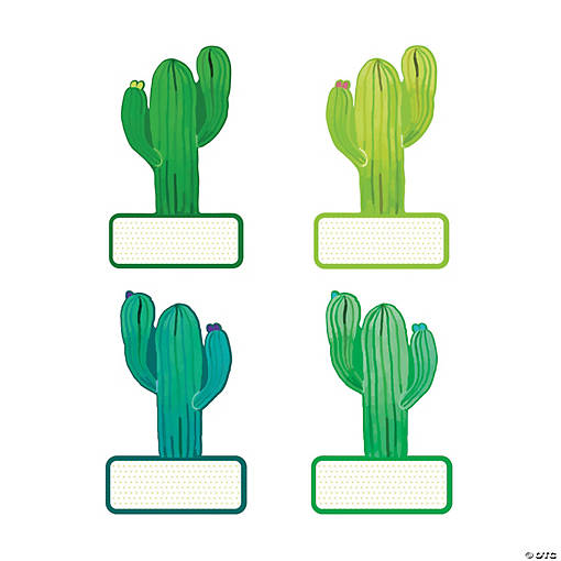 Cactus Bulletin Board Cutouts - 48 Pc.
