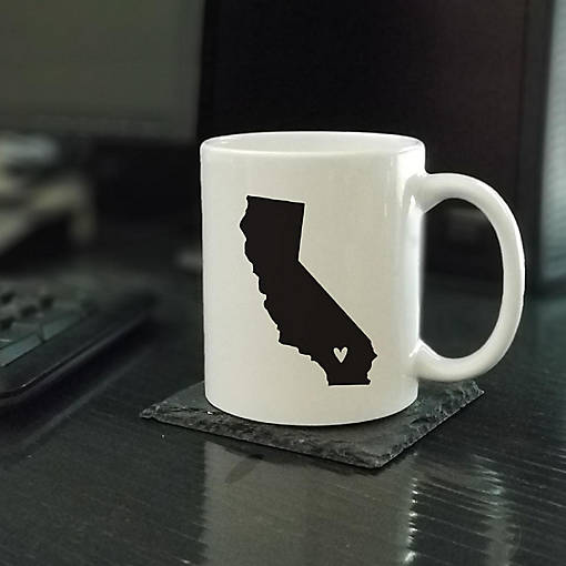 California State Heart Ceramic Mug