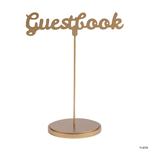 Calligraphy Guest Book Table Sign