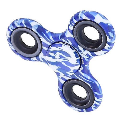 Camo Fidget Spinner  Blue