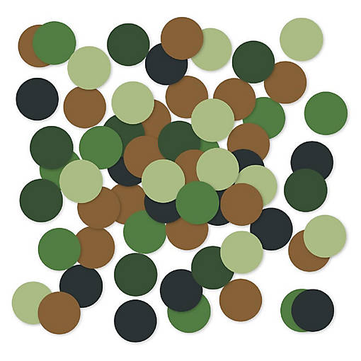 Camouflage Confetti 180-Pack