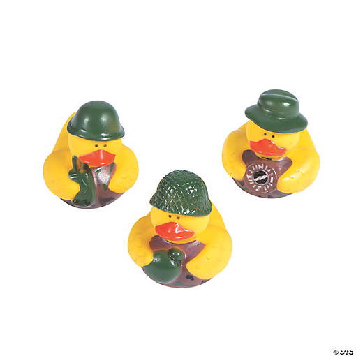 Camouflage Rubber Ducks - 12 Pc.