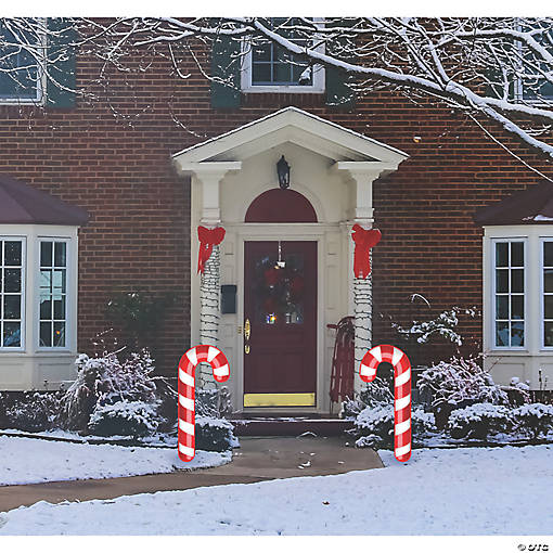 Candy Cane Yard Signs