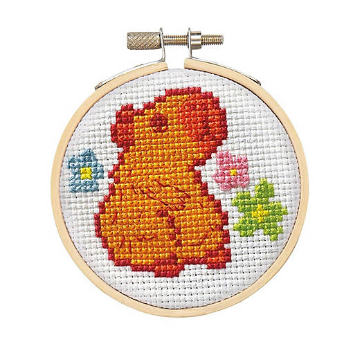 Capybara Cross Stitch Embroidery Kit