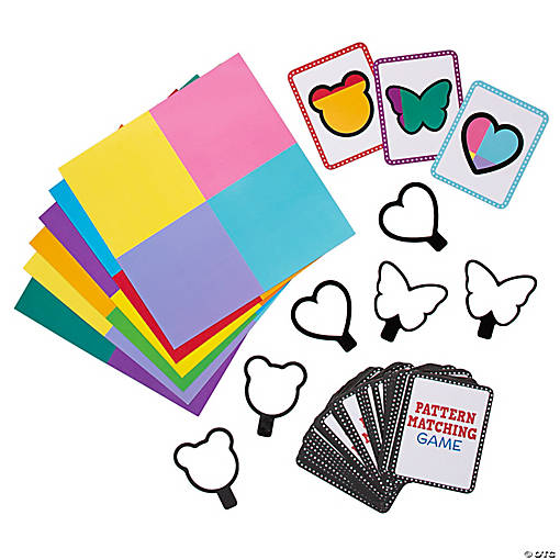 Cardstock Pattern Matching Educational Activity &amp;#8211; 60 Pc.