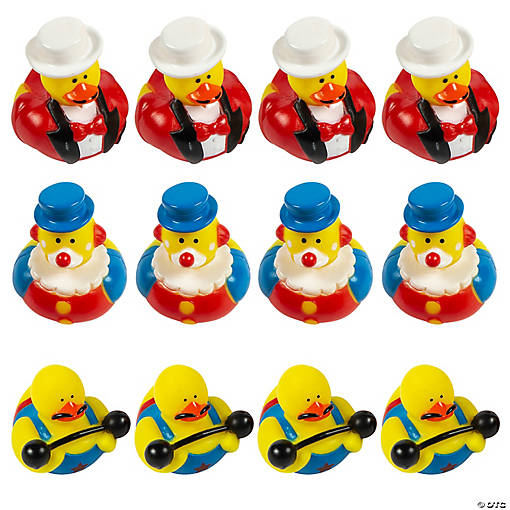 Carnival Rubber Ducks - 12 Pc.