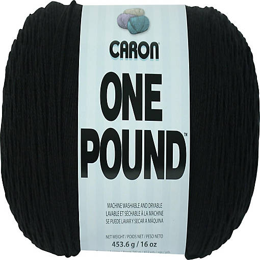 Caron One Pound Yarn-Black