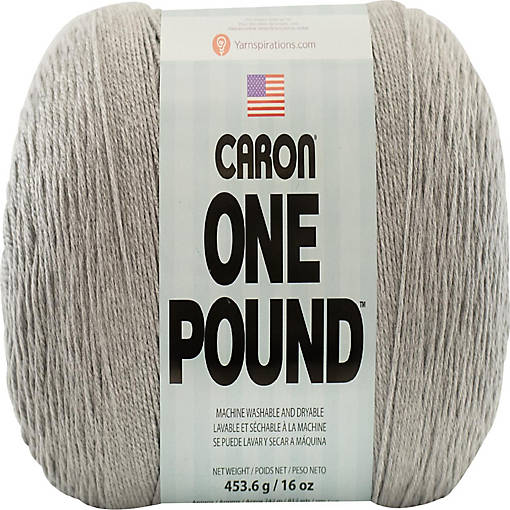 Caron One Pound Yarn-Soft Grey Mix
