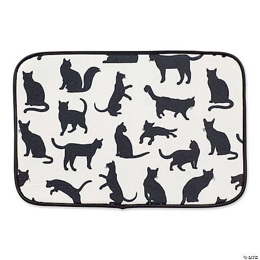 Cat Silhouette Pet Mat