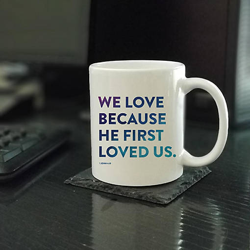 Ceramic Mug Bible Verse 1 John 4:19