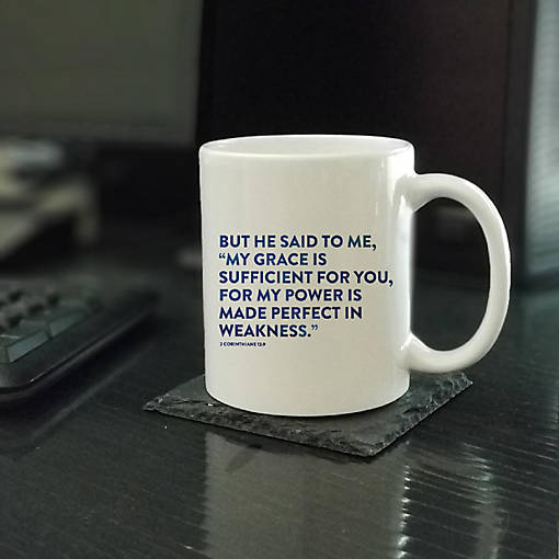 Ceramic Mug Bible Verse 2 Cor 12:9
