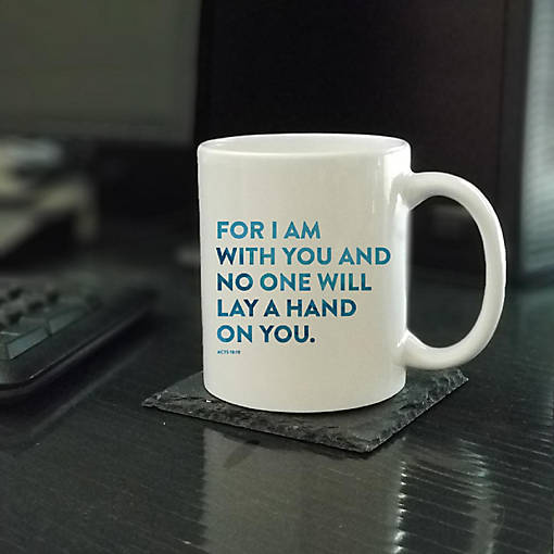 Ceramic Mug Bible Verse Acts 18:10