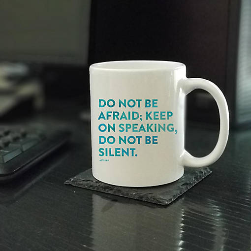Ceramic Mug Bible Verse Acts 18:9