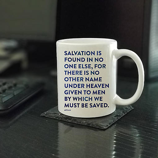 Ceramic Mug Bible Verse Acts 4:12