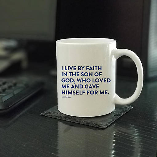 Ceramic Mug Bible Verse Gal 2:20