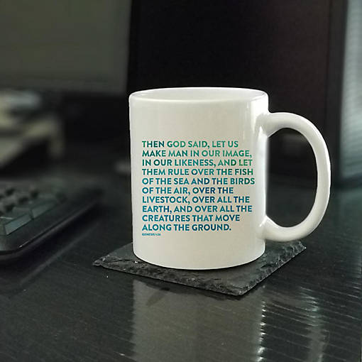 Ceramic Mug Bible Verse Gen 1:26