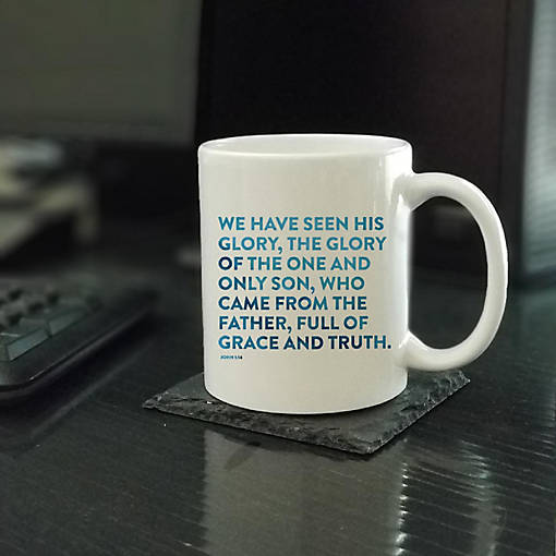 Ceramic Mug Bible Verse John 1:14