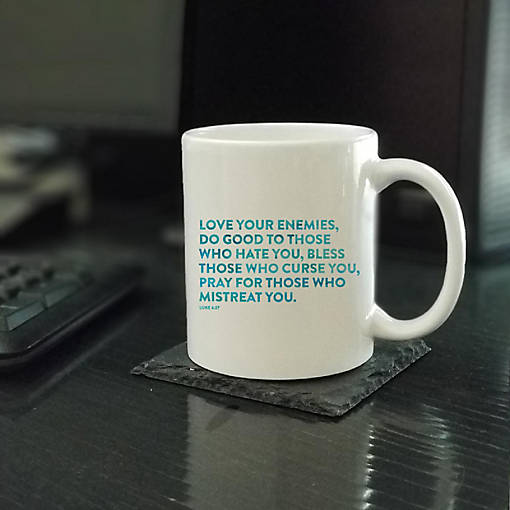 Ceramic Mug Bible Verse Luke 6:27