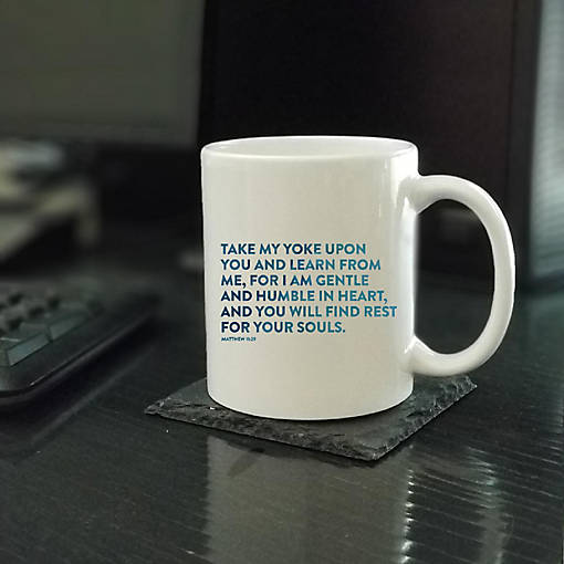 Ceramic Mug Bible Verse Matt 11:29