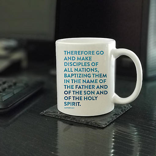 Ceramic Mug Bible Verse Matt 28:19