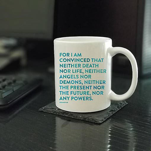 Ceramic Mug Bible Verse Rom 8:38