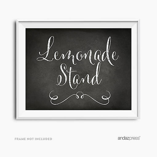 Chalkboard Lemonade Sign 8.5x11