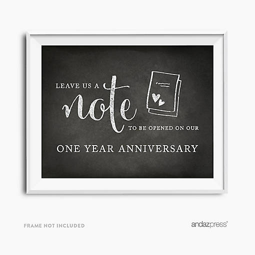Chalkboard Time Capsule Sign 8.5x11