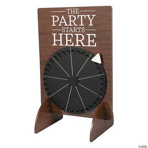 Chalkboard Wedding Spinner Wheel