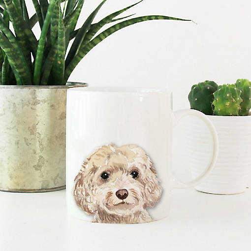 Champagne Tan Cockapoo Ceramic Mug