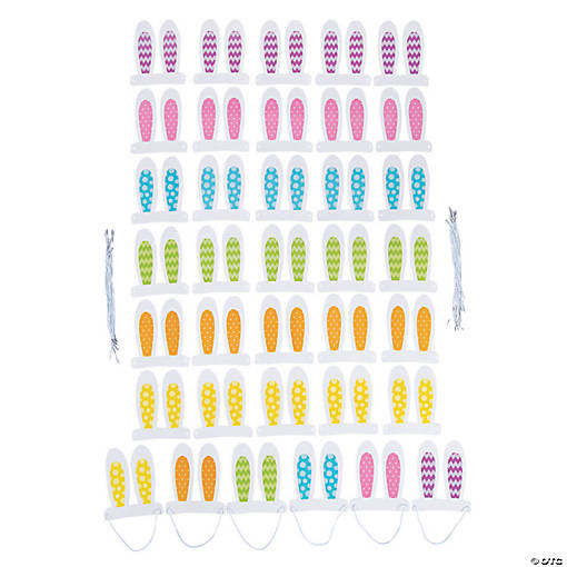 Charming Easter Bunny Ears - 144 Pc. for Classroom &amp; Community Fun