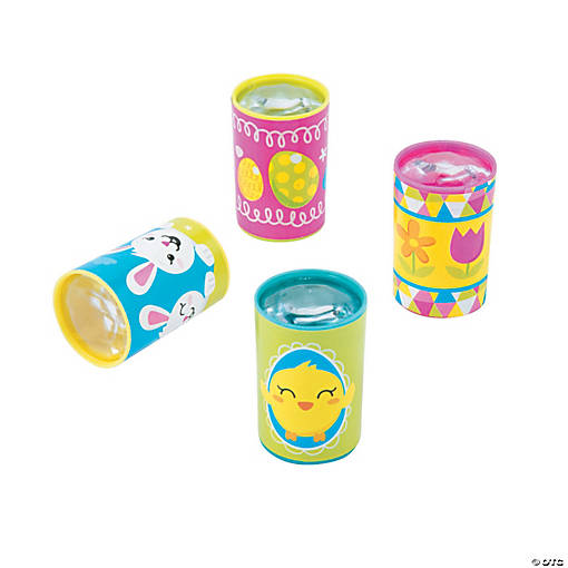 Charming Mini Spring &amp; Easter Prisms - 24 Pc. with Fun Designs