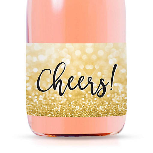 Cheers Gold Glitter 20pk