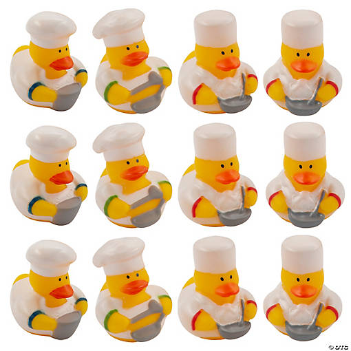 Chef Rubber Ducks - 12 Pc.