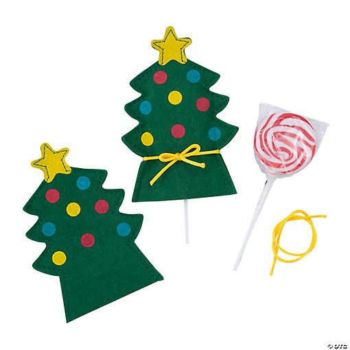 Christmas Tree Lollipop Covers - 12 Pc.