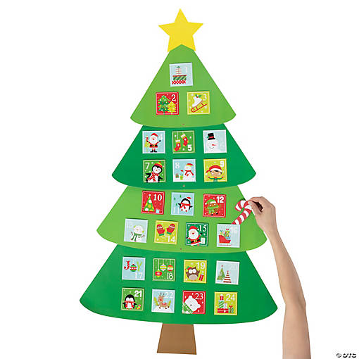 Christmas Tree-Shaped Advent Calendar