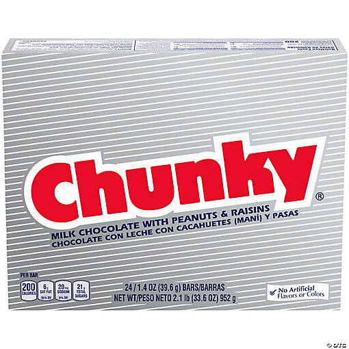 Chunky Full Size Bars, 1.4 oz, 24 Count