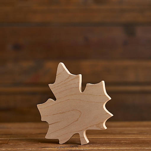 Chunky Shape - Maple Leaf 4pc