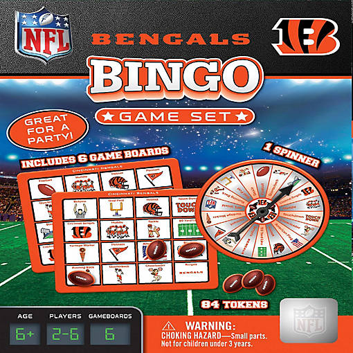 Cincinnati Bengals NFL Bingo Game