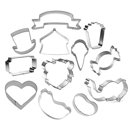 Circus Carnival 12 Piece Cookie Cutter Set