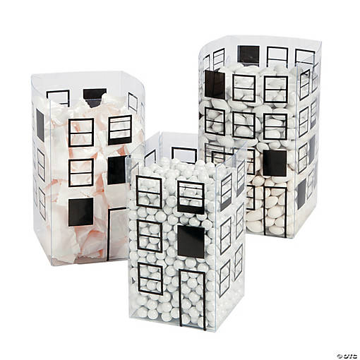 Cityscape Candy Buckets - 6 Pc.