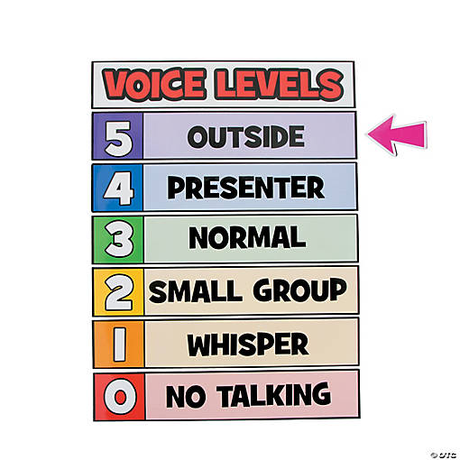 Class Volume Management Learning Multicolor Magnet Set - 8 Pc.